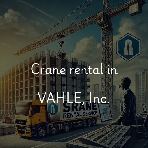 Crane rental in VAHLE, Inc.