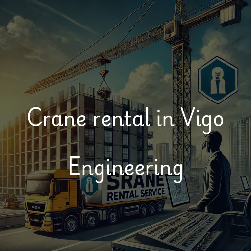 Crane rental in Vigo Engineering