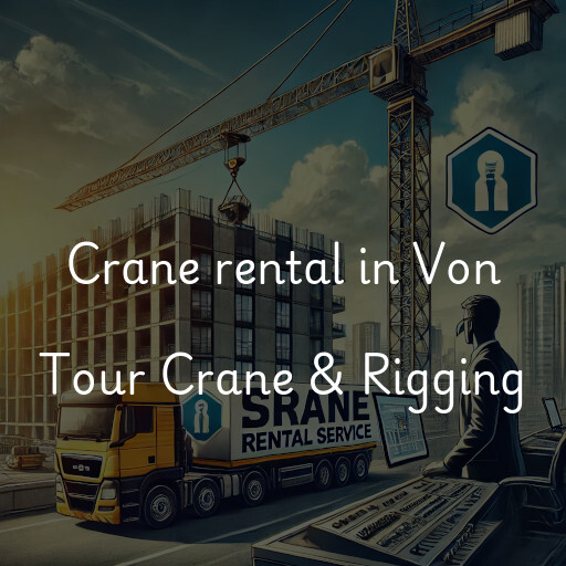 Crane rental in Von Tour Crane & Rigging