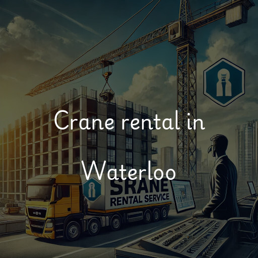 Crane rental in Waterloo