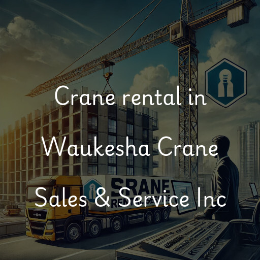 Crane rental in Waukesha Crane Sales & Service Inc