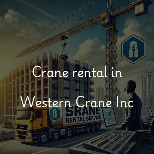 Crane rental in Western Crane Inc