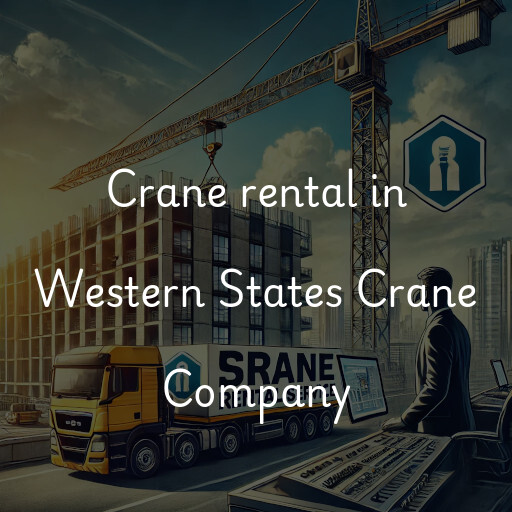 Crane rental in Western States Crane Company