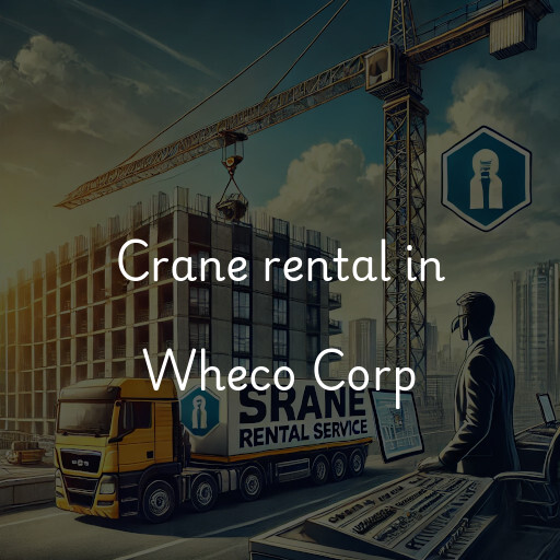 Crane rental in Wheco Corp