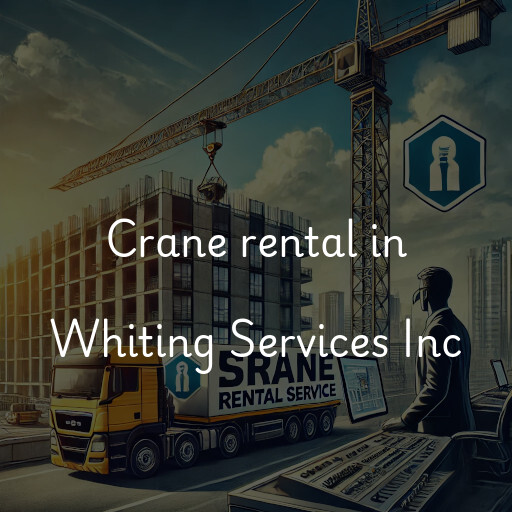 Crane rental in Whiting Services Inc