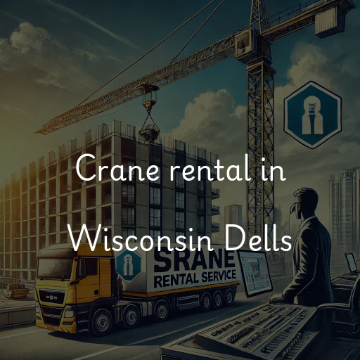 Crane rental in Wisconsin Dells