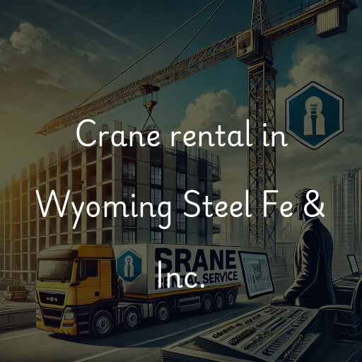 Crane rental in Wyoming Steel Fe & Inc.