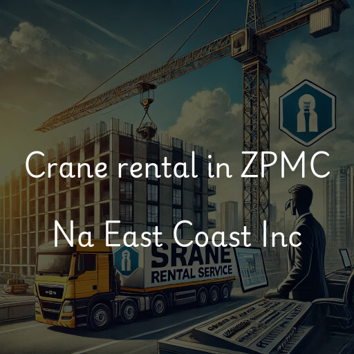 Crane rental in ZPMC Na East Coast Inc